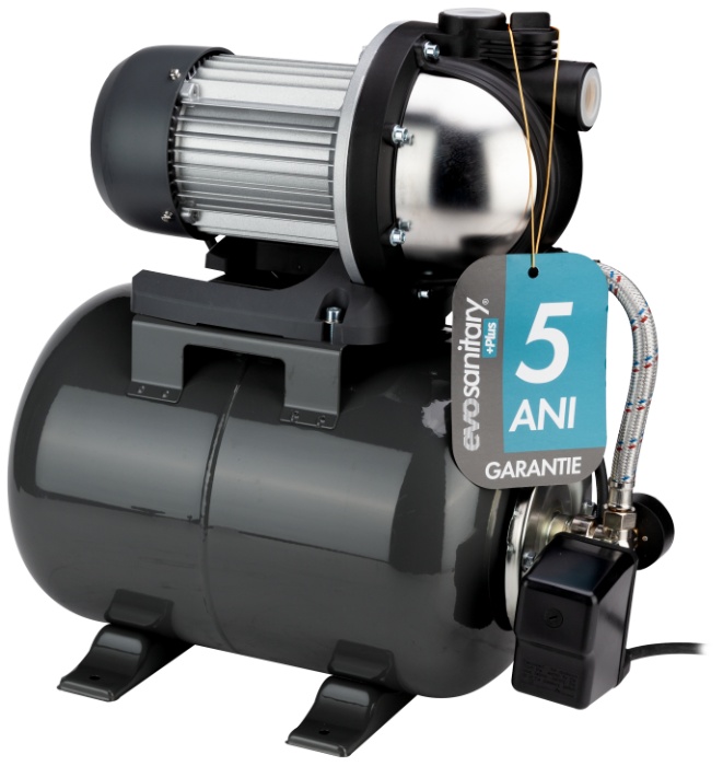 Hidrofor Evosanitary 24L 1300W 5.3bar Inox - imagine 2