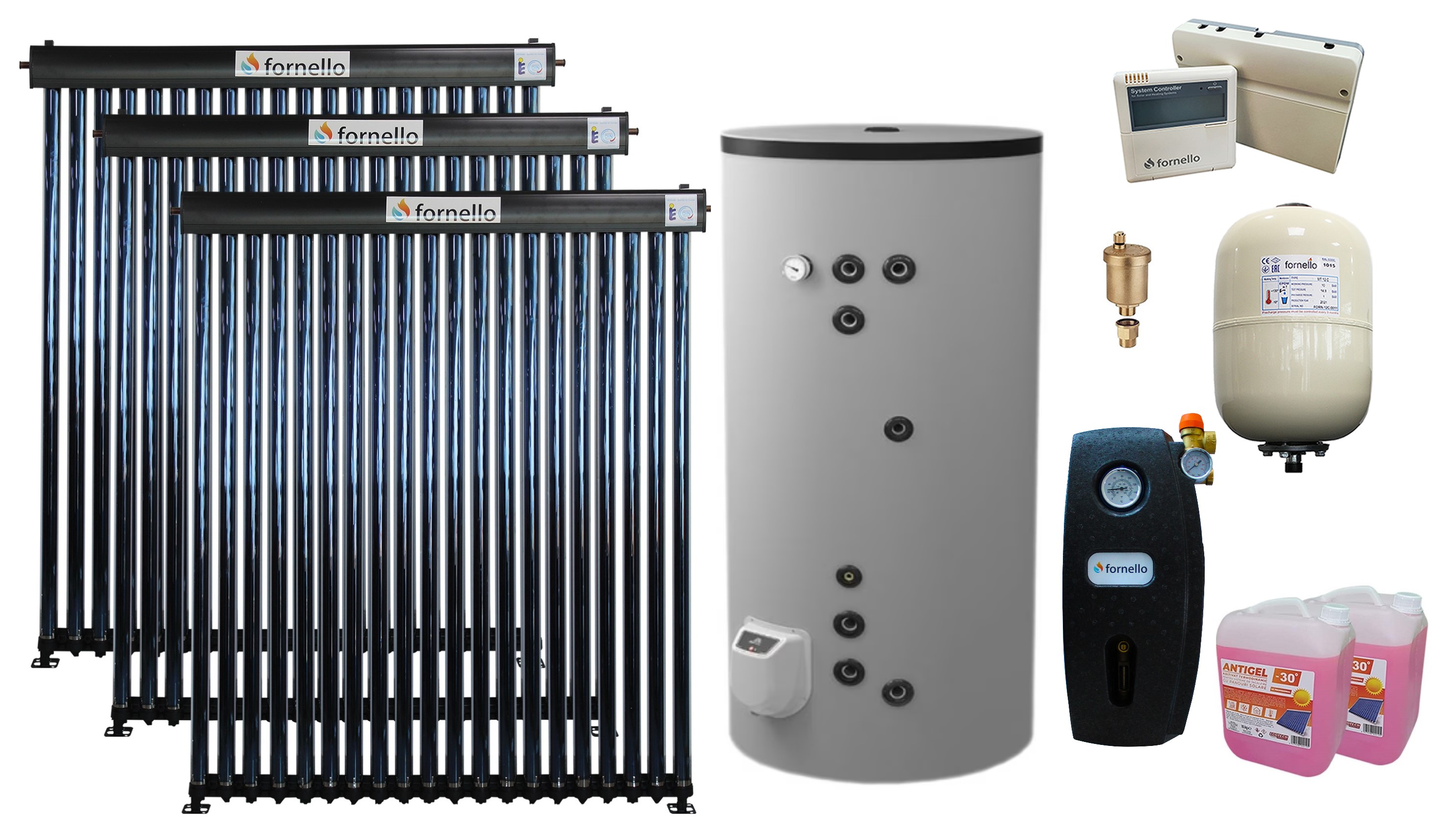 Sistem Solar Presurizat Fornello 3x Panouri 500L