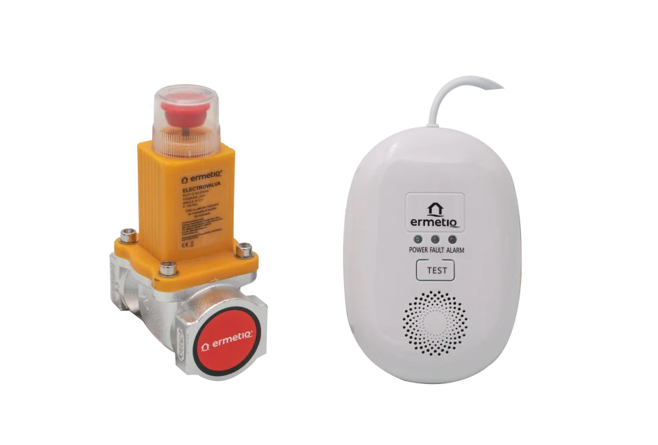 Detector gaz cu electrovalvă Ermetiq 3/4″ ELG-QDF/E34