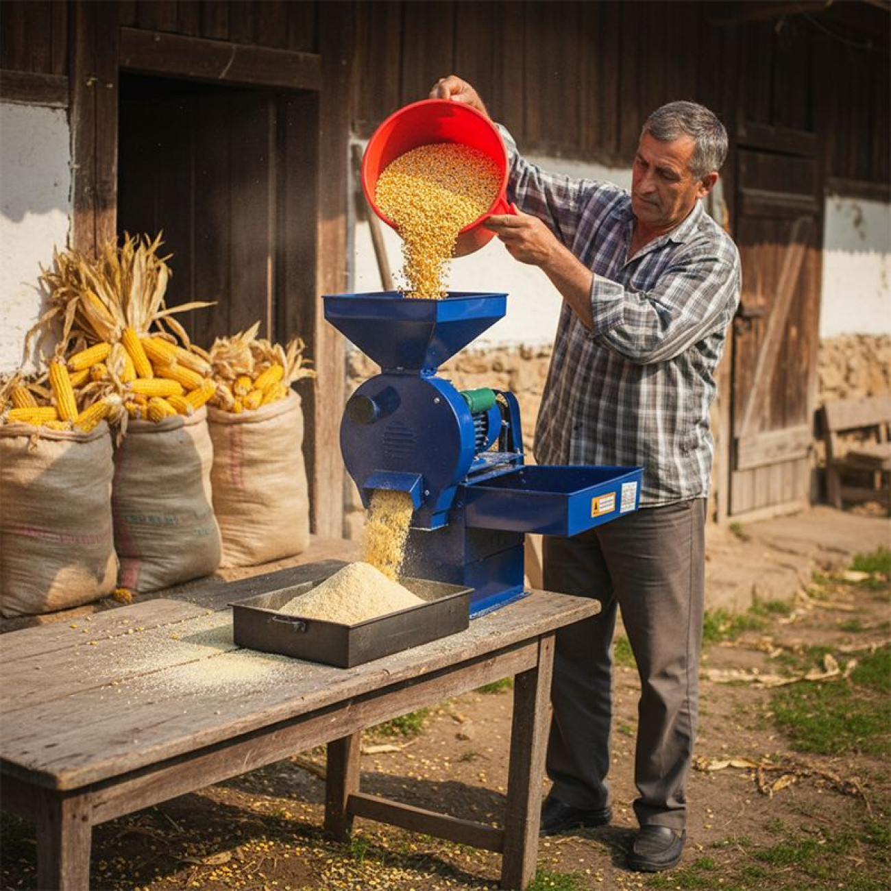 Moara 3-in-1 Micul Fermier GF-0891, 500 kg/h - imagine 3