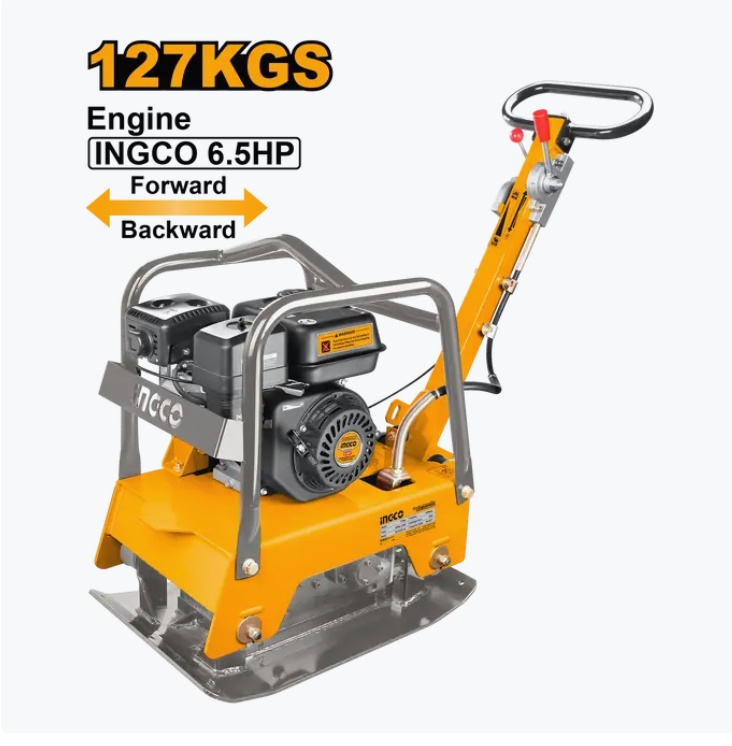 Placa Compactoare 127Kg, 6.5cp, 25kN, 63x40cm, Ingco GCP125-2E - imagine 2