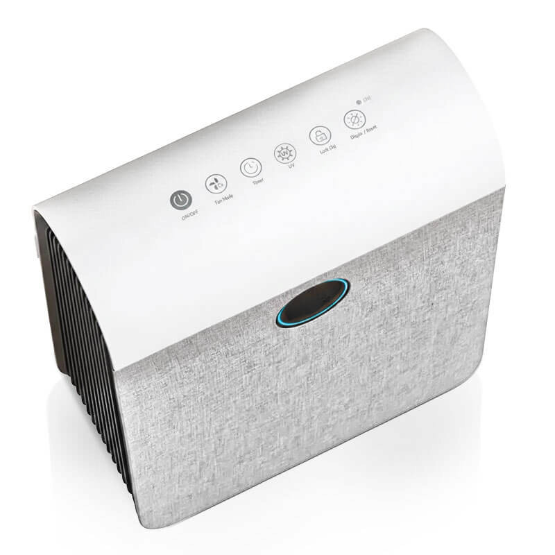 Purificator Aer AlecoAir P28 Fabric, HEPA H13, UV-C, Wi-Fi - imagine 4