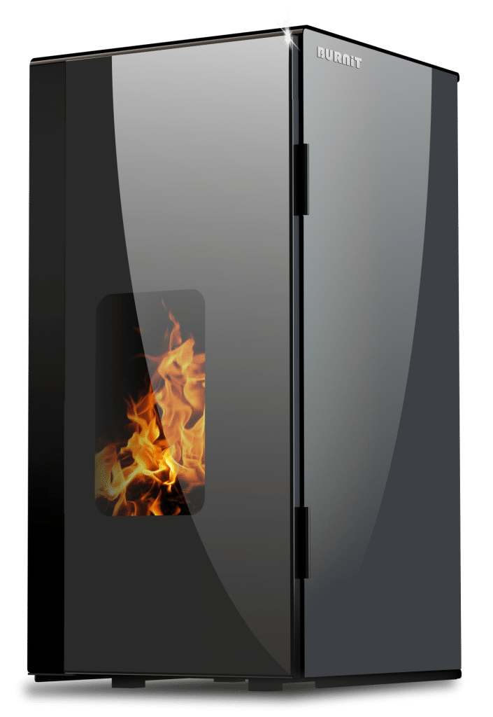 Termosemineu Burnit Vision Grey 13kW, până la 80m²