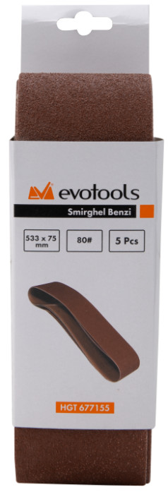Set 5 Benzi Smirghel Evotools 457x75mm, G60 - imagine 2